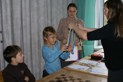 Началось награждение в турнире начинающих...